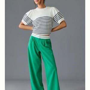 Anthropologie’s WAYF w/ Exposed Wasteband in Kelly Green is a fashion statement!